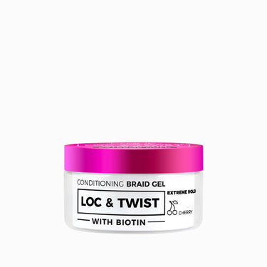 Loc & Twist Conditioning Braid Gel – Cherry (Extreme Hold) 5.07 Oz - ANNS BEAUTY SUPPLY